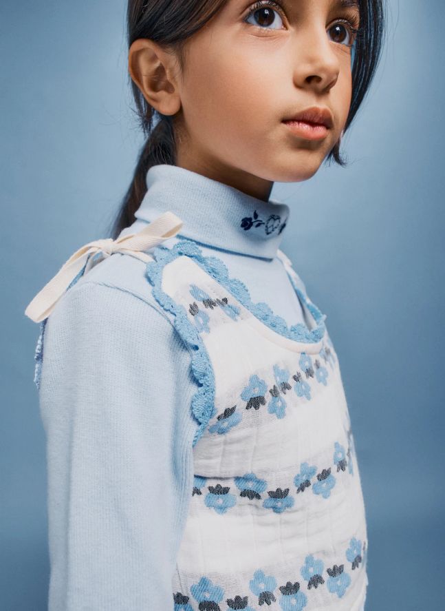 Top Scilla con estampado floral | Azul