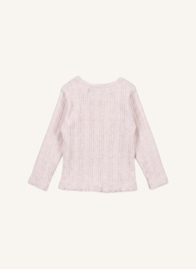 T-shirt Logo TNS Nœud Bébé | Beige