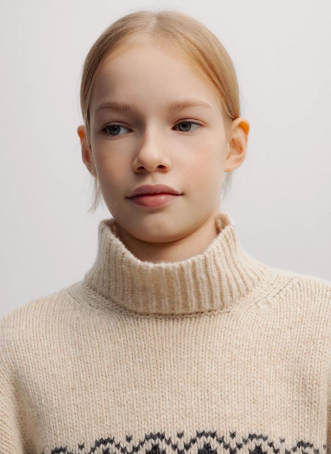 Pull Lilo Jacquard | Crème