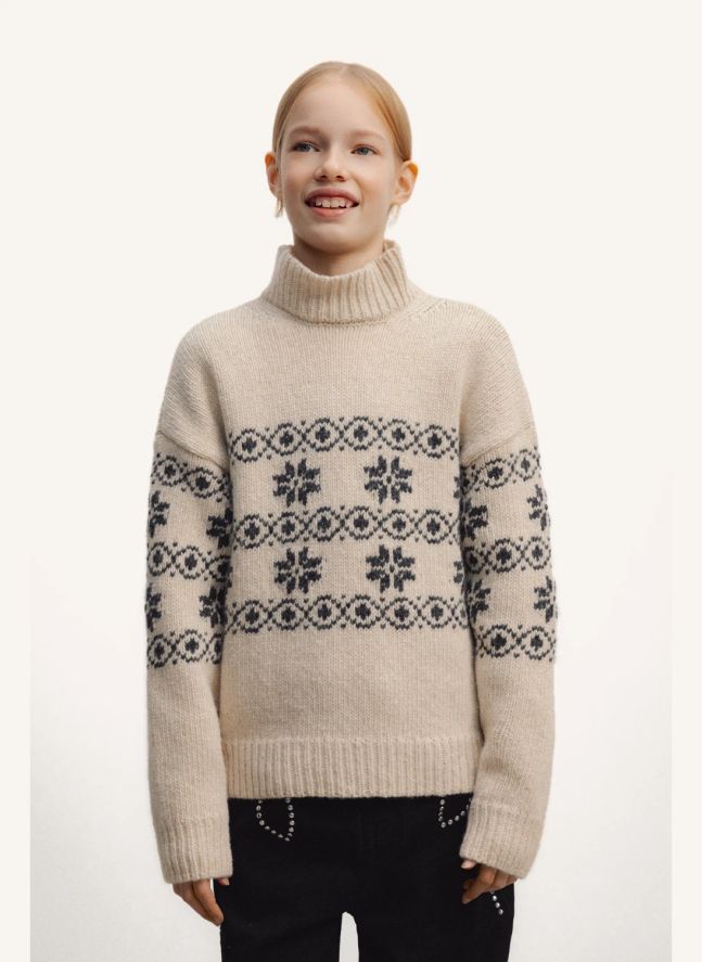 Pull Lilo Jacquard | Crème