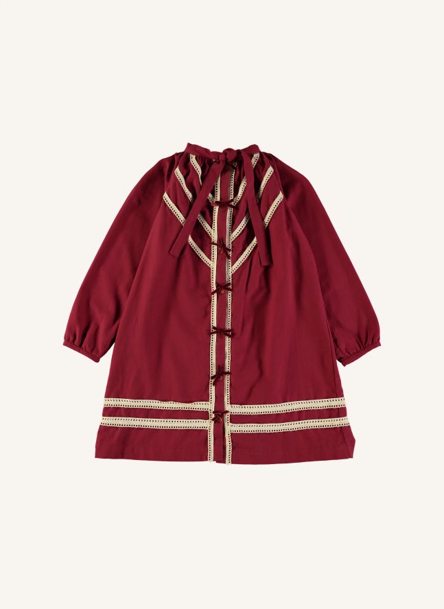 Robe Venise Coton Bio | Bordeaux