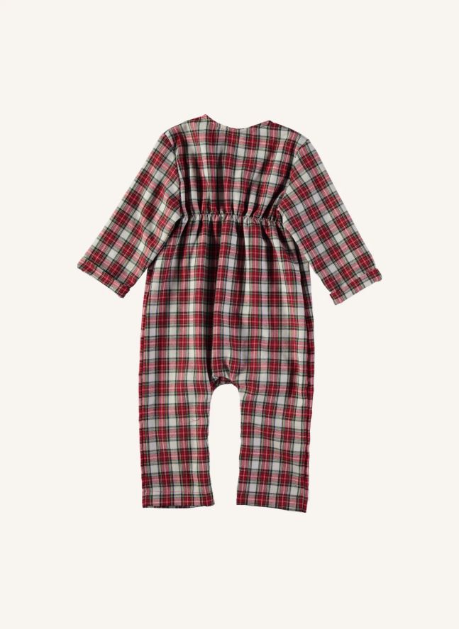 Pyjama Cosi Tartan Coton Bio | Rouge
