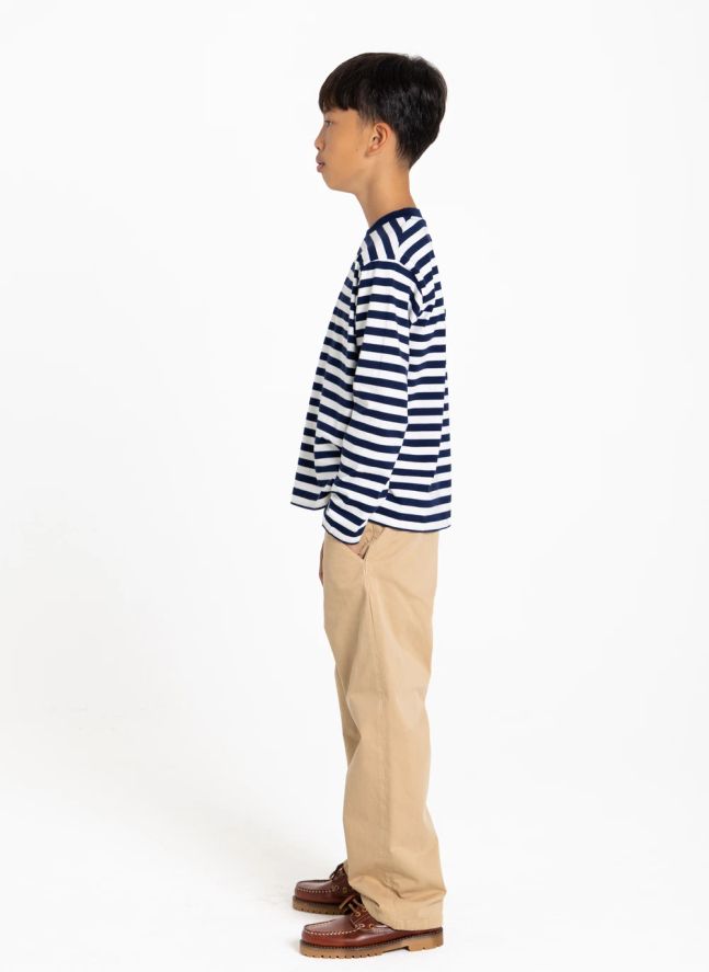T-shirt Bam Rayé | Bleu noir