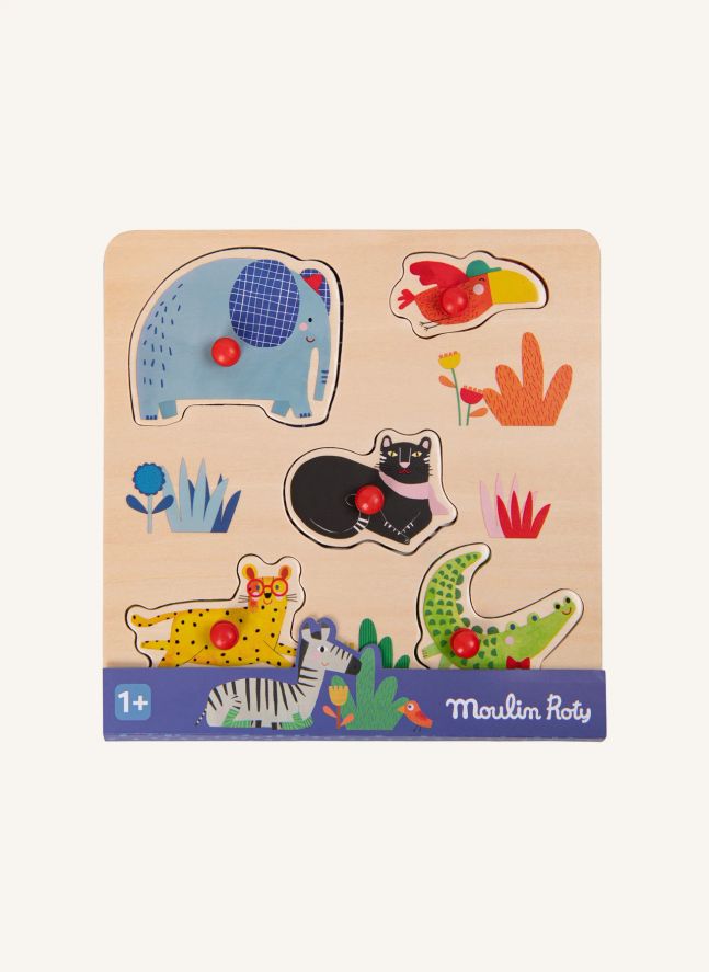 Puzzle encastrable animaux - Les Toupitis