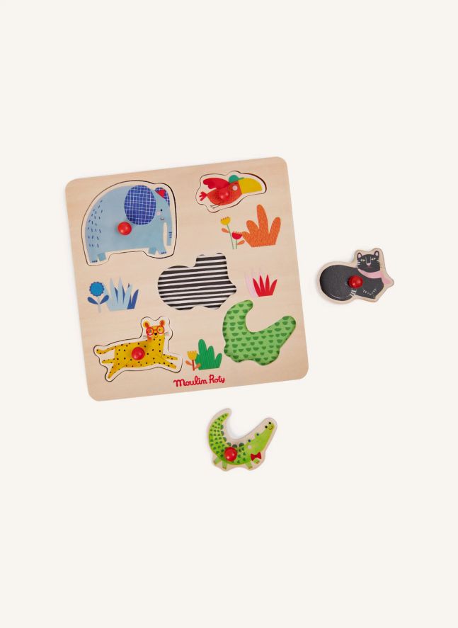 Puzzle encastrable animaux - Les Toupitis