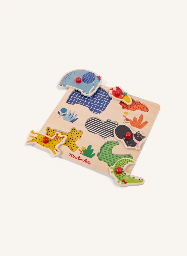 Puzzle encastrable animaux - Les Toupitis