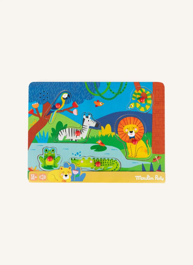 Puzzle sonore animaux - Les Toupitis