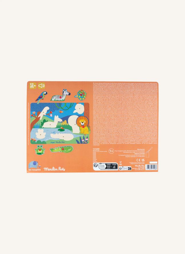 Puzzle sonore animaux - Les Toupitis