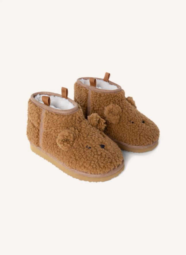 Boots Façon Sherpa Alban Ours Fibres Recyclées | Caramel