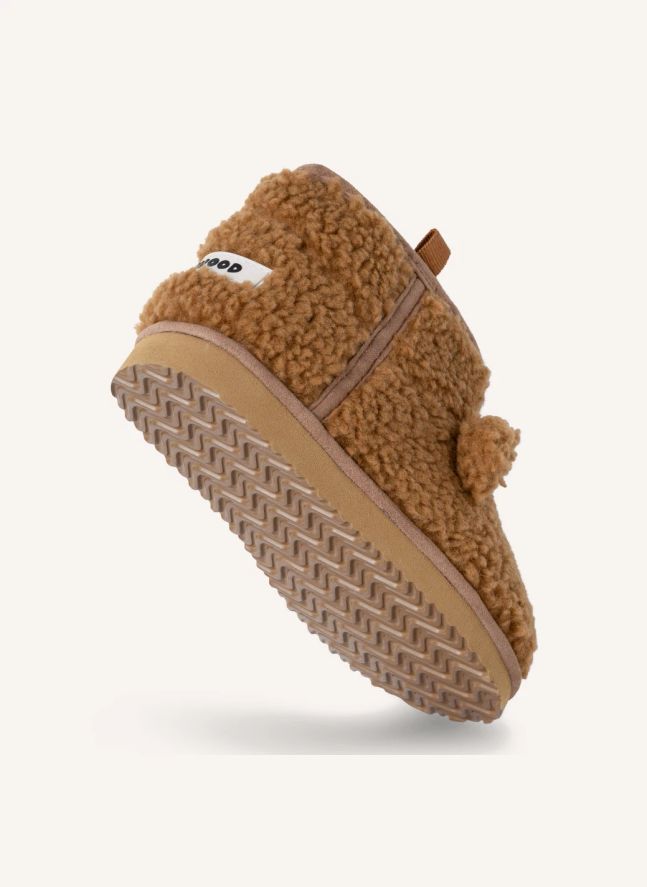 Boots Façon Sherpa Alban Ours Fibres Recyclées | Caramel