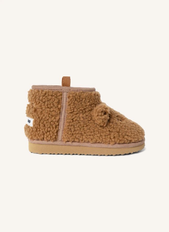Boots Façon Sherpa Alban Ours Fibres Recyclées | Caramel