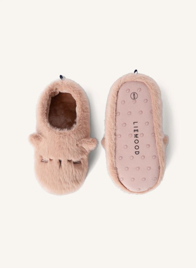 Chaussons Aviaja Chats Fibres Recyclées | Rose