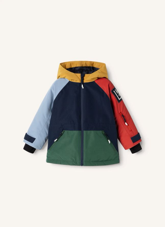 Veste de Ski Kalle Colorblock Fibres Recyclées | Bleu marine