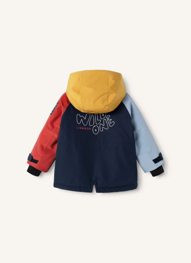 Veste de Ski Kalle Colorblock Fibres Recyclées | Bleu marine