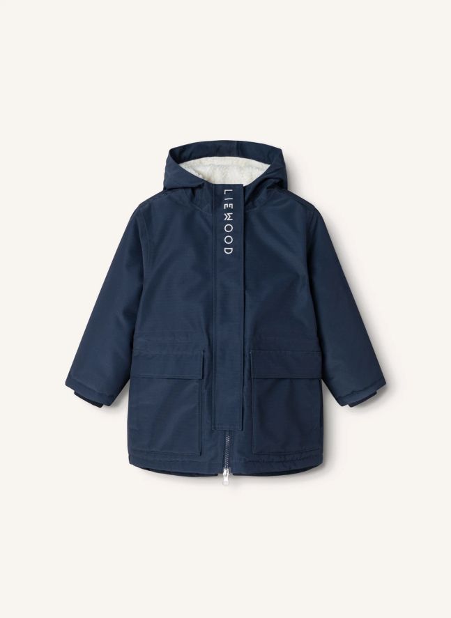 Parka Timba de fibras recicladas | Azul Marino