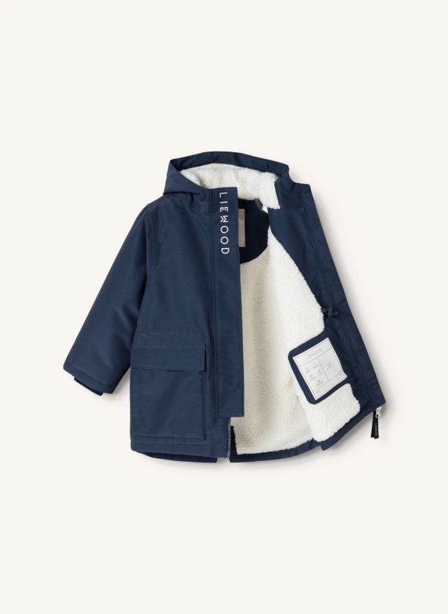 Parka Timba de fibras recicladas | Azul Marino