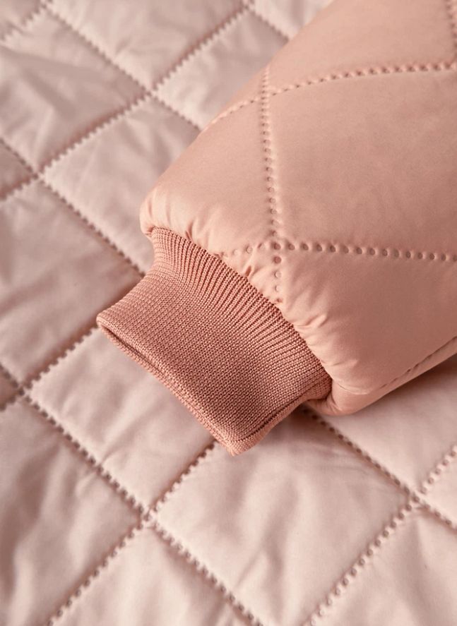 Veste Réversible Façon Sherpa Jackson Fibres Recyclées | Rose pâle