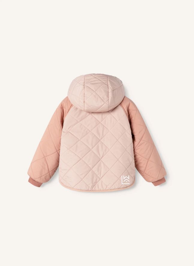 Veste Réversible Façon Sherpa Jackson Fibres Recyclées | Rose pâle