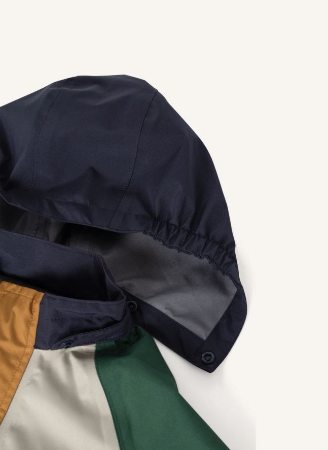Ensemble de Pluie Pedia Colorblock Fibres Recyclées | Vert foncé