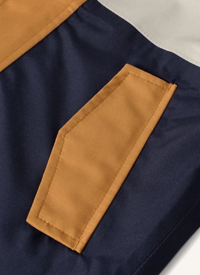 Ensemble de Pluie Pedia Colorblock Fibres Recyclées | Vert foncé