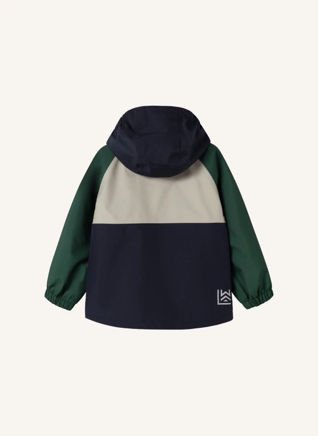 Ensemble de Pluie Pedia Colorblock Fibres Recyclées | Vert foncé