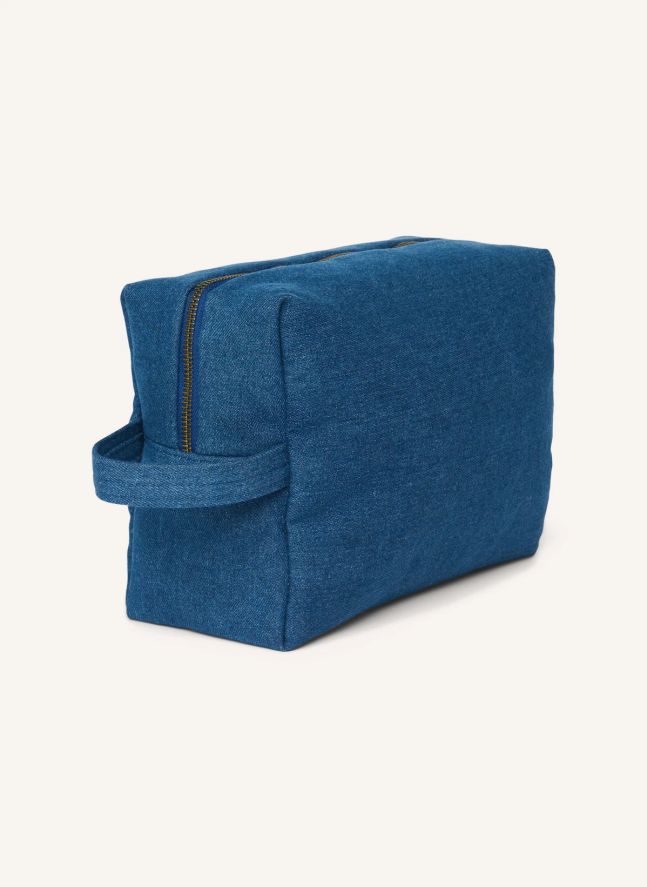 Trousse de toilette en denim