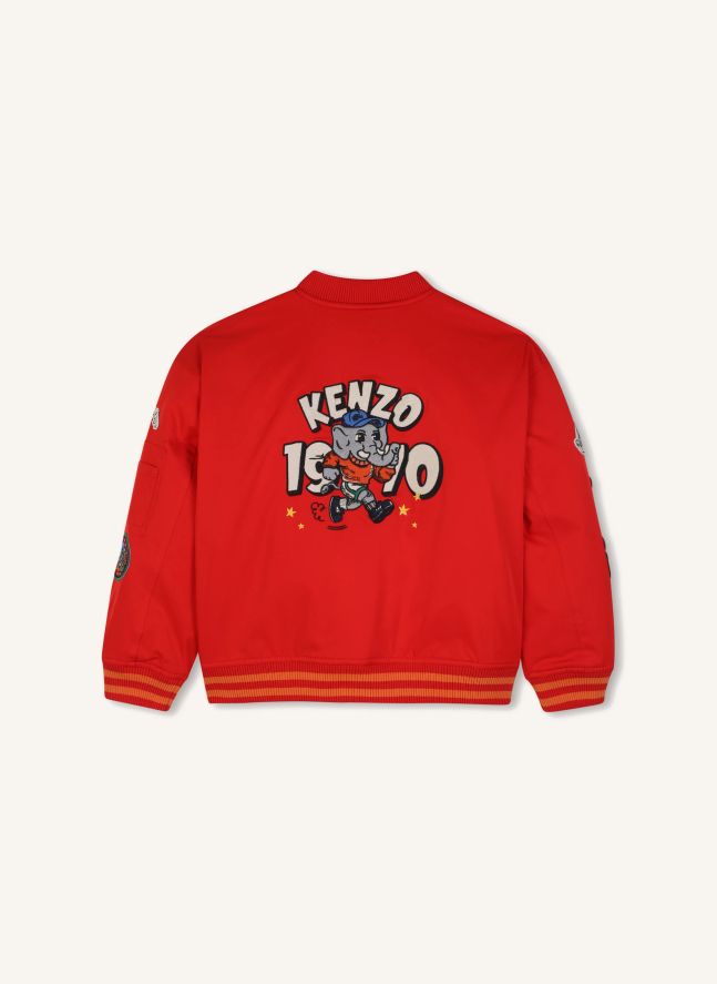Bómber Kenzo con escudo bordado | Rojo