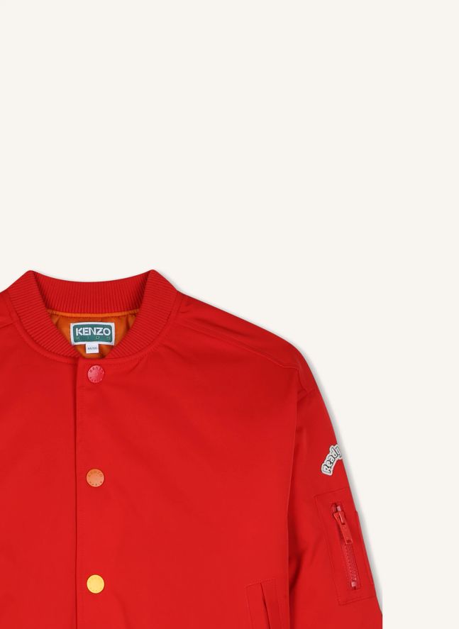 Bomber Badges Brodé Kenzo | Rouge