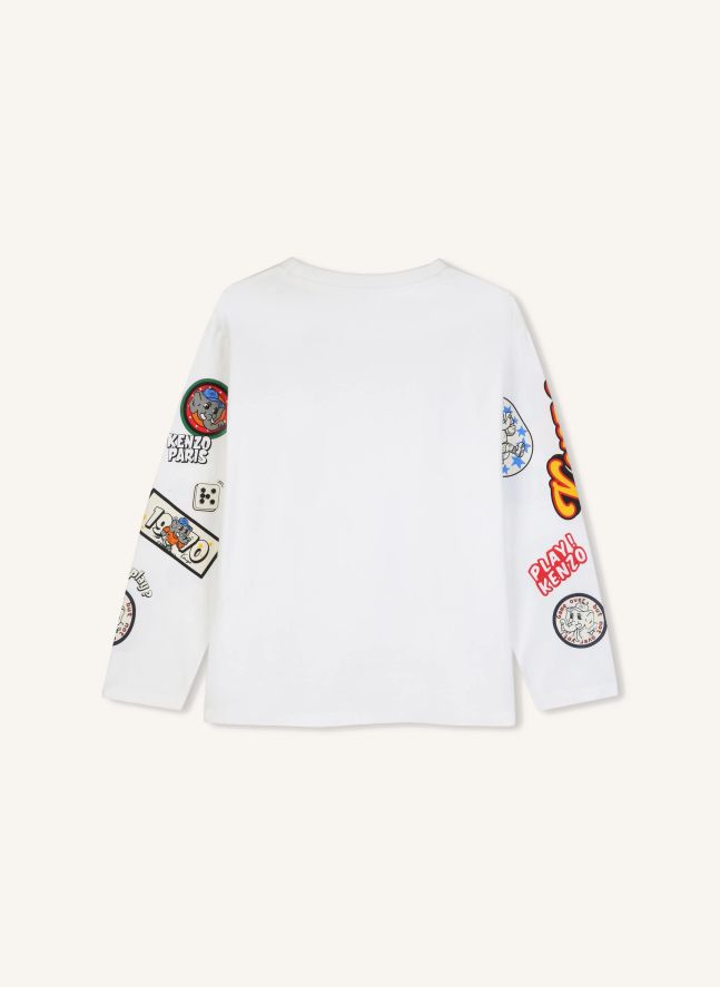 T-shirt Logo Kenzo | Blanc