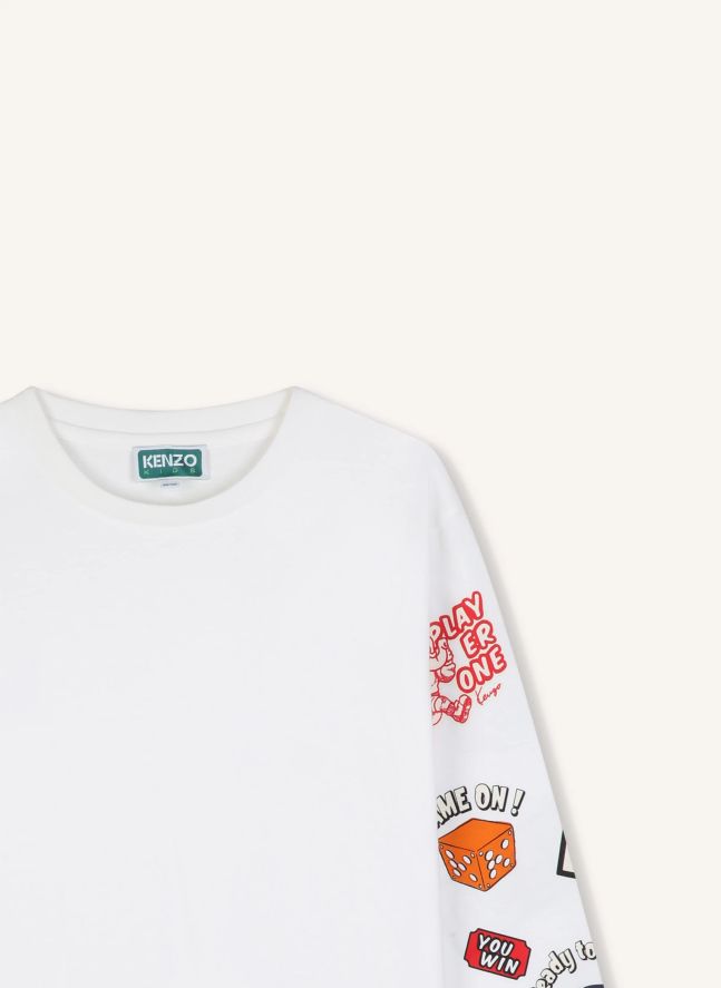 T-shirt Logo Kenzo | Blanc