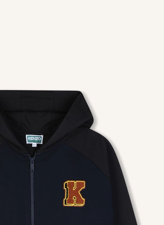 Sweat Zippé Kenzo Tigres | Bleu nuit