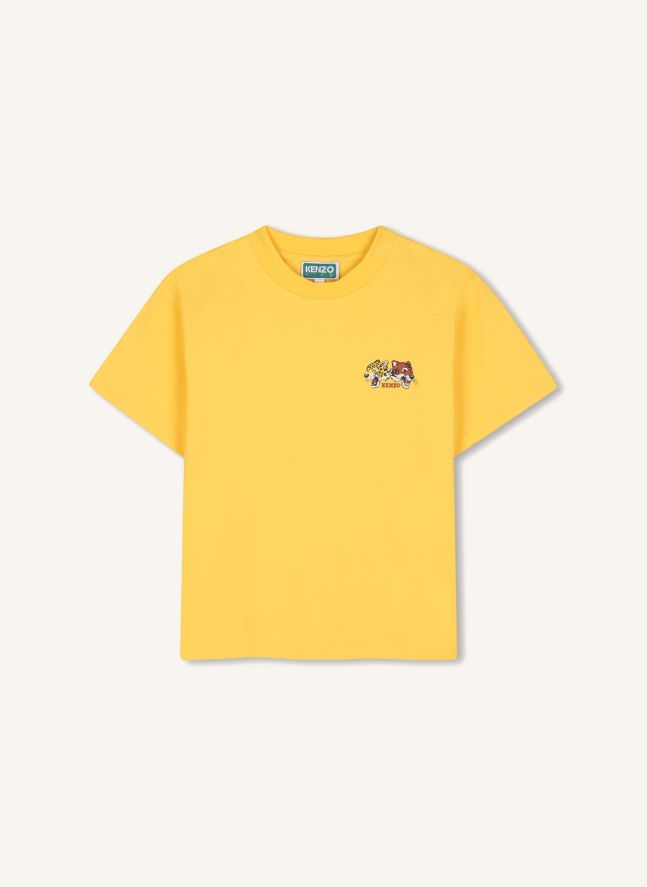 T-shirt Têtes Tigres | Jaune