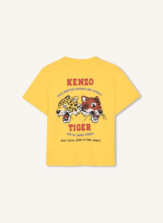 T-shirt Têtes Tigres | Jaune