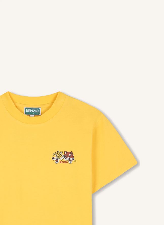 T-shirt Têtes Tigres | Jaune