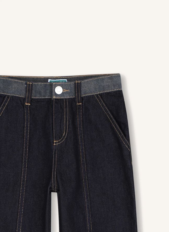 Jean Wide Leg | Bleu foncé