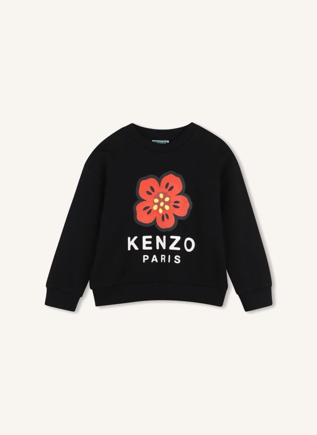 Pull Kenzo Fleur en Molleton | Noir