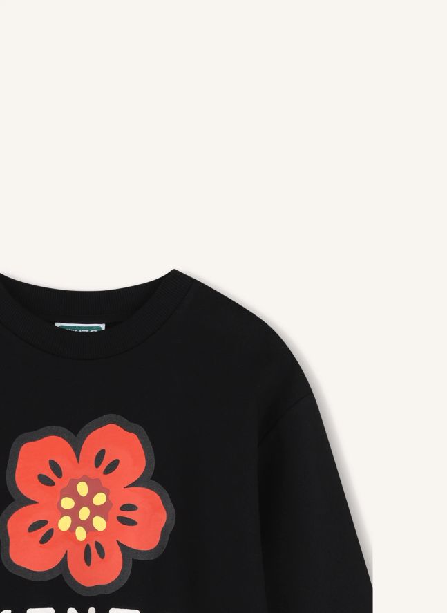 Pull Kenzo Fleur en Molleton | Noir
