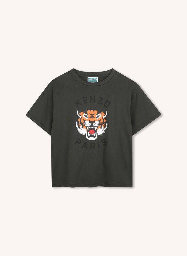 T-shirt Kenzo Paris Tigre | Gris anthracite
