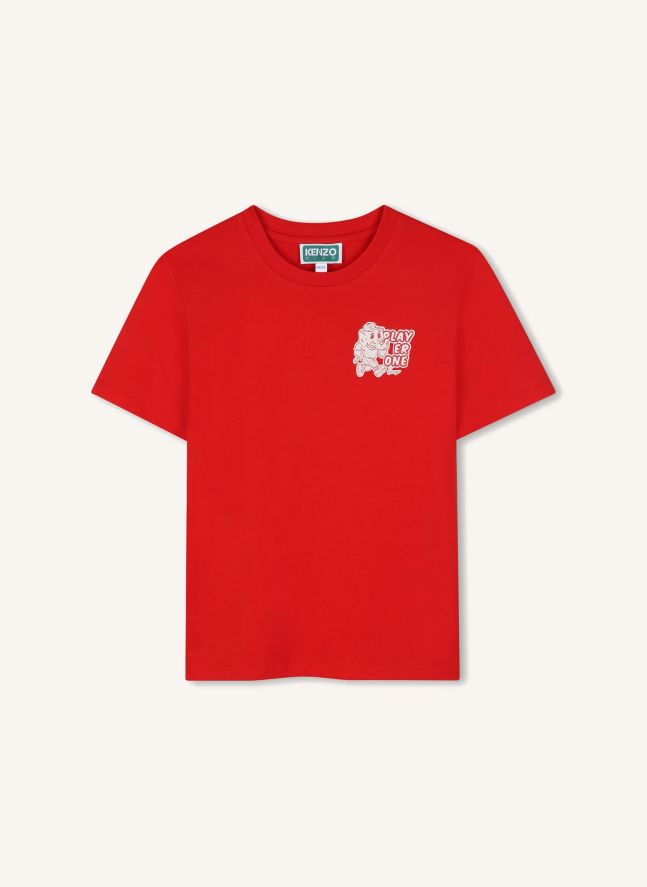 T-shirt Eléphant Player One | Rouge