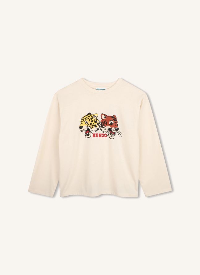 T-shirt Kenzo Têtes Tigres | Blanc