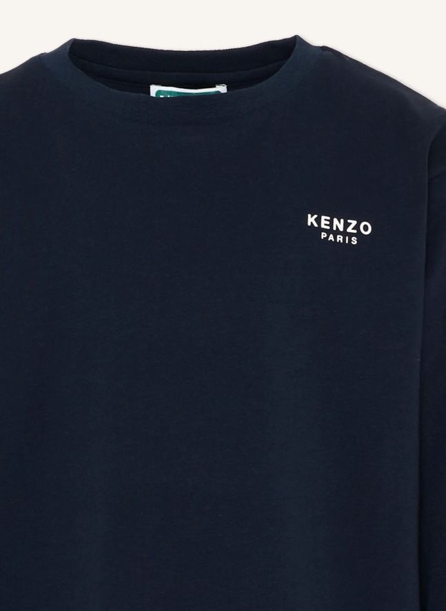 T-shirt Fleurs | Bleu nuit