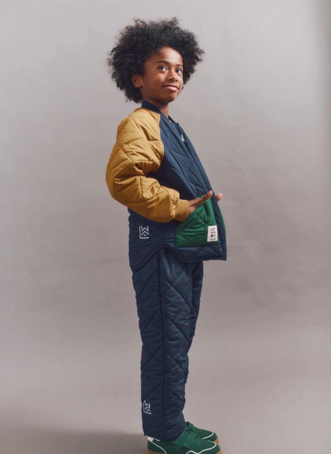 Ensemble Thermique Zella Fibres Recyclées | Bleu nuit