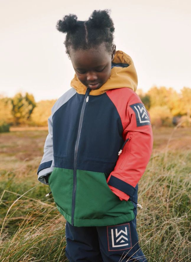 Veste de Ski Kalle Colorblock Fibres Recyclées | Bleu marine