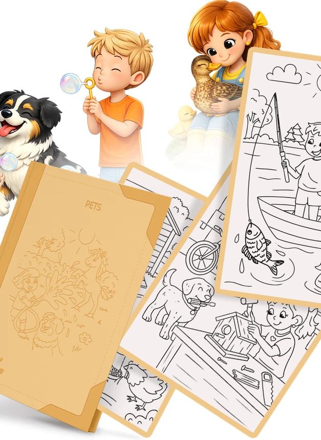 Recharges pour Kiydraw Pad 6+ Animaux 