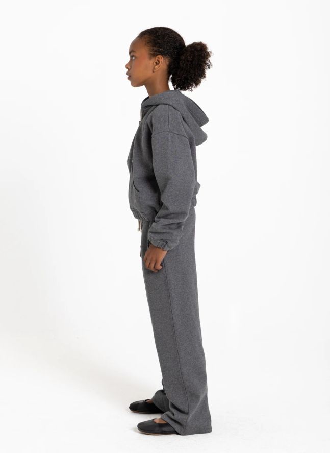 Jogger Thornfield Coton Bio | Gris chiné