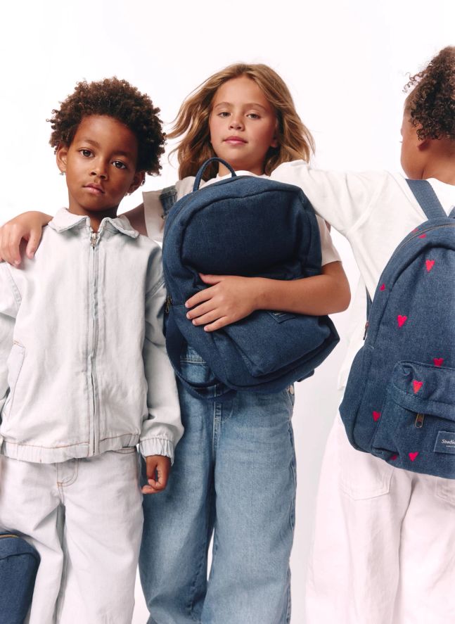 Sac à dos en denim