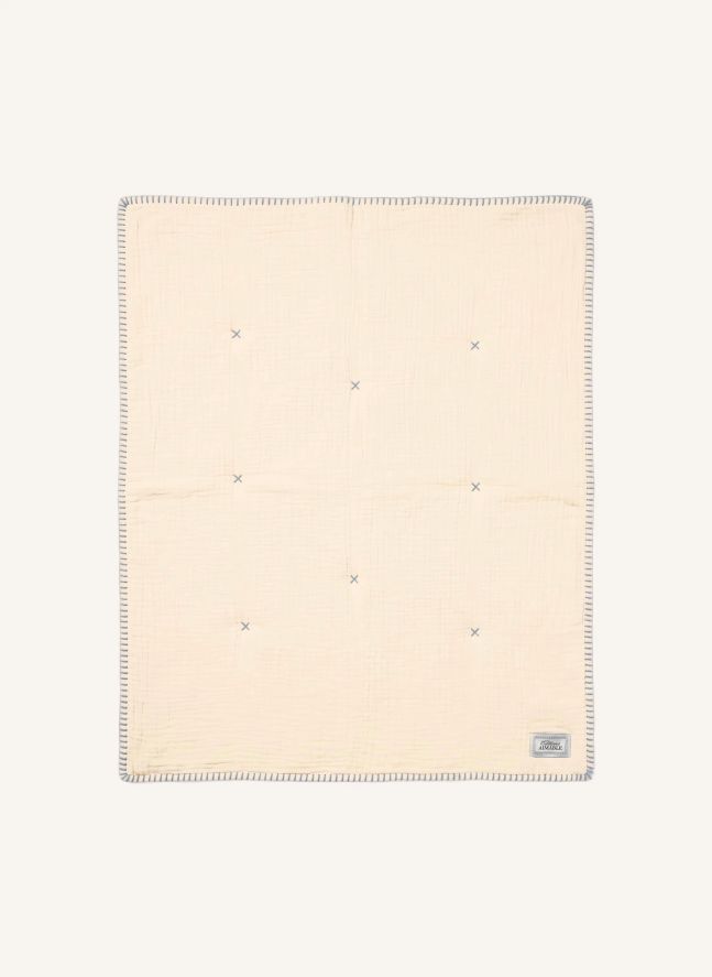 Pablo quilted throw  | Vanilla Gauze