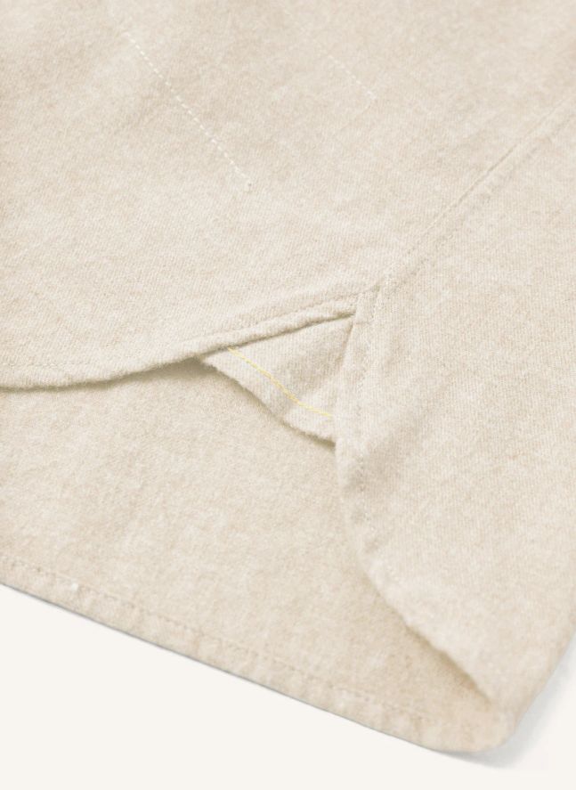 Chemise Square Coton | Ecru