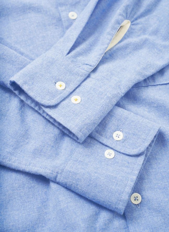 Chemise Square Coton | Bleu Clair