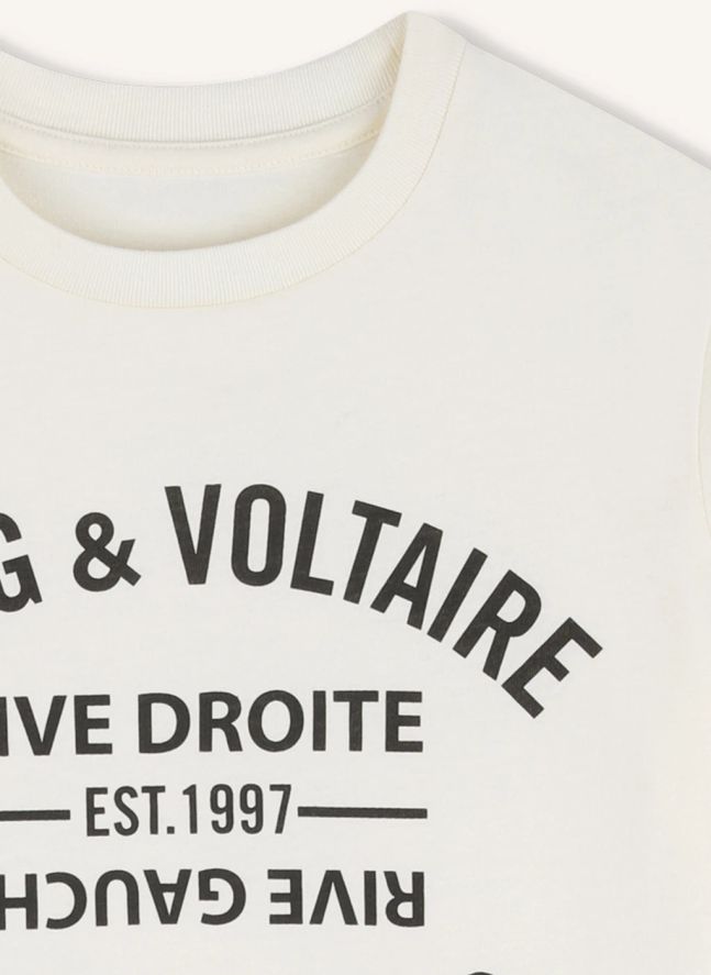 T-shirt Logo Art Is Truth Coton Bio | Rose